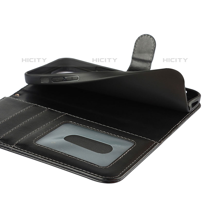 Funda de Cuero Cartera con Soporte Carcasa L19 para Apple iPhone 15 Pro