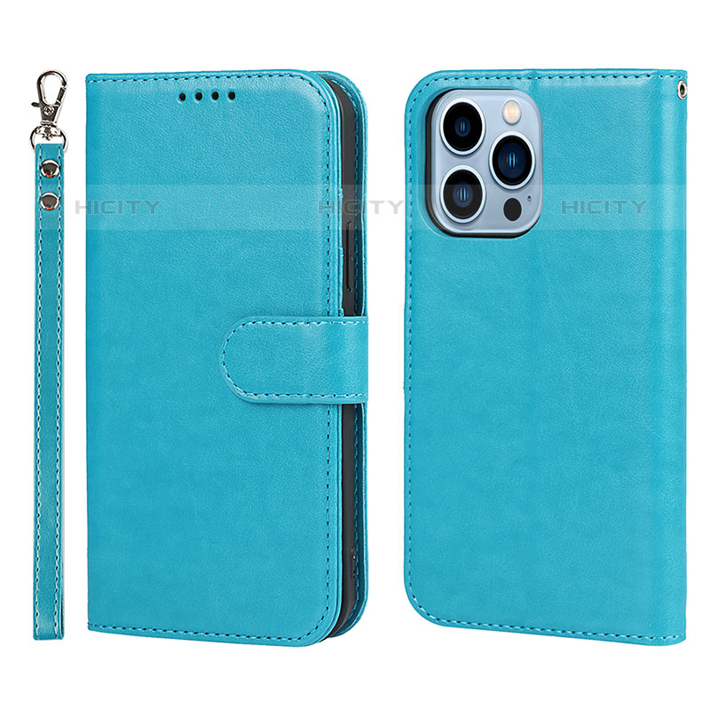 Funda de Cuero Cartera con Soporte Carcasa L19 para Apple iPhone 15 Pro