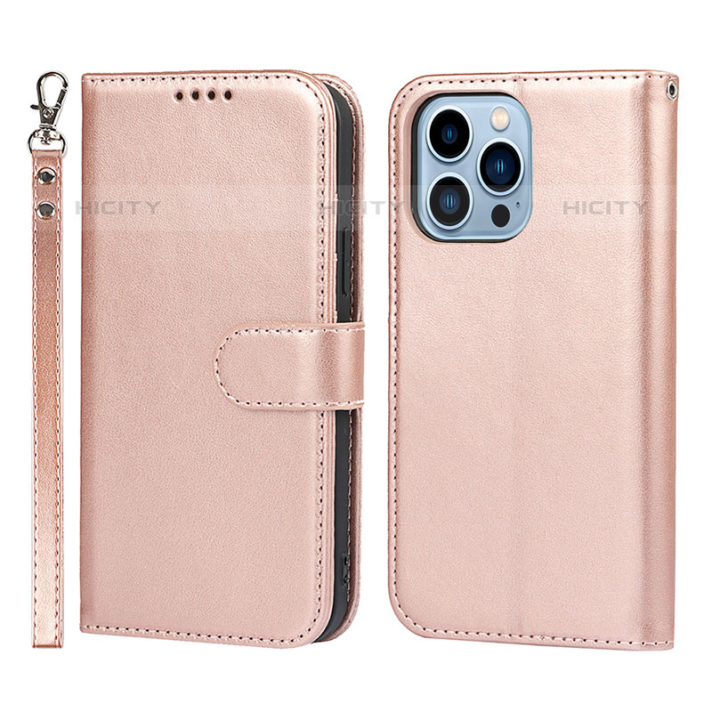 Funda de Cuero Cartera con Soporte Carcasa L19 para Apple iPhone 15 Pro