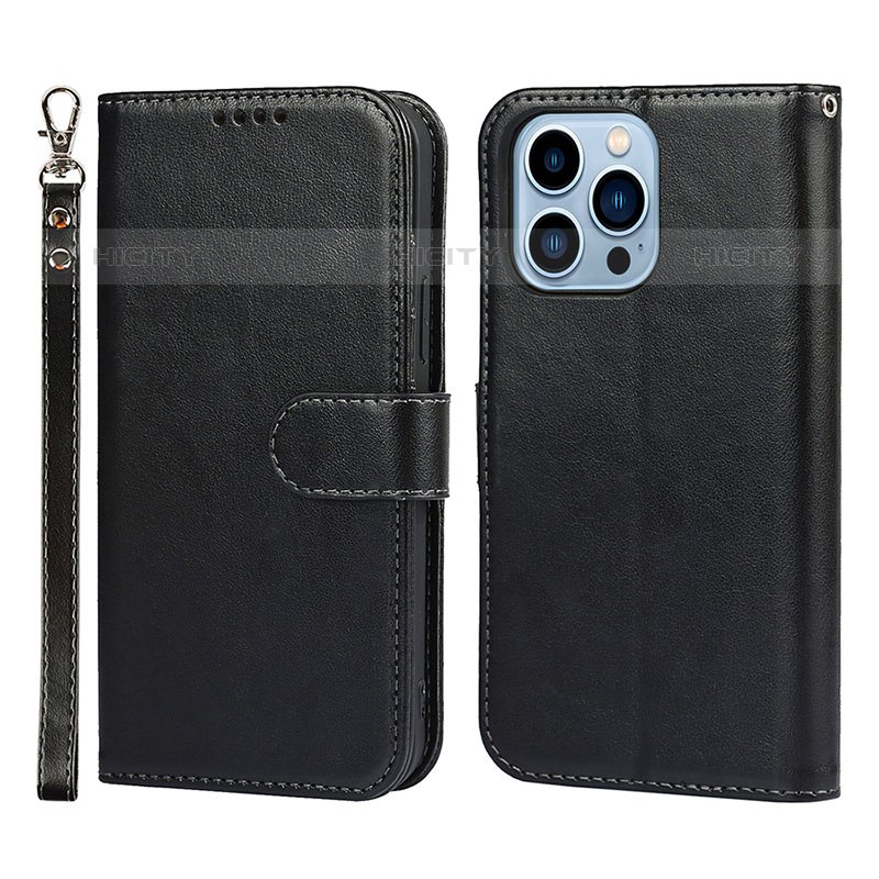 Funda de Cuero Cartera con Soporte Carcasa L19 para Apple iPhone 15 Pro