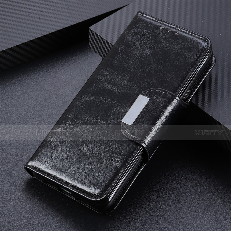 Funda de Cuero Cartera con Soporte Carcasa L19 para Oppo Find X3 Lite 5G Negro