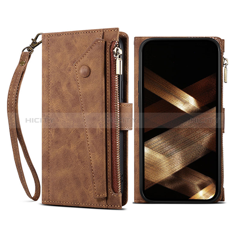 Funda de Cuero Cartera con Soporte Carcasa L20 para Apple iPhone 14 Pro