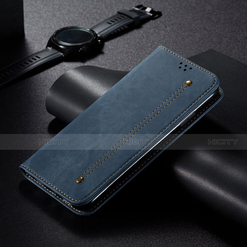 Funda de Cuero Cartera con Soporte Carcasa L21 para Apple iPhone 13 Pro Azul