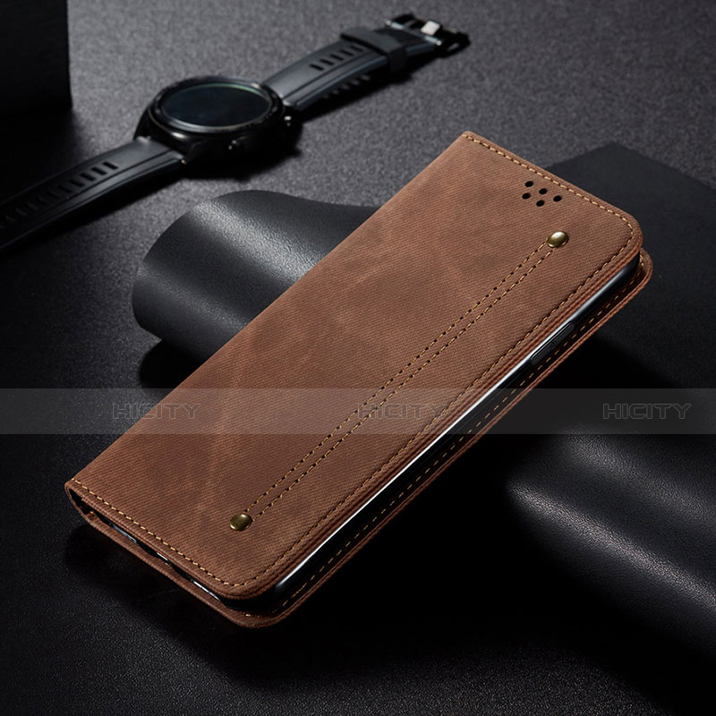 Funda de Cuero Cartera con Soporte Carcasa L21 para Apple iPhone 13 Pro Marron