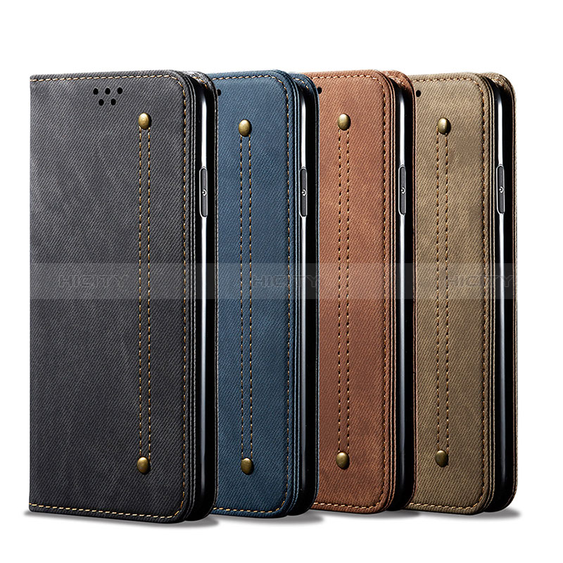 Funda de Cuero Cartera con Soporte Carcasa L21 para Apple iPhone 15