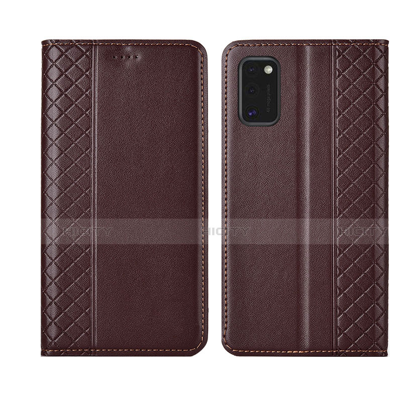 Funda de Cuero Cartera con Soporte Carcasa L21 para Samsung Galaxy A41