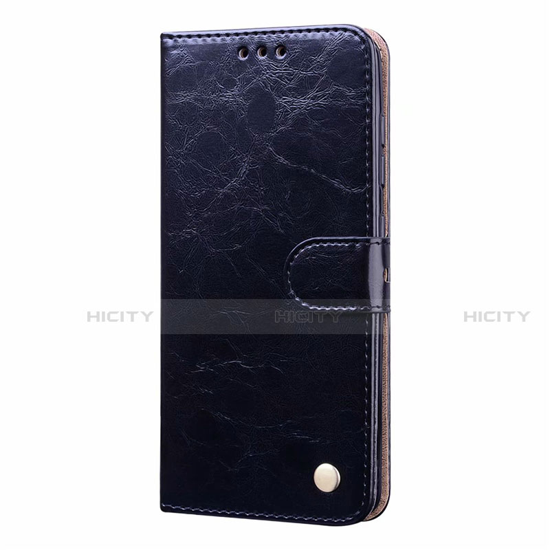 Funda de Cuero Cartera con Soporte Carcasa L22 para Samsung Galaxy A41 Negro