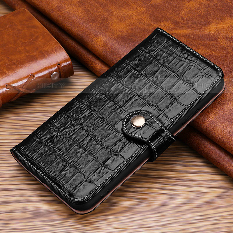 Funda de Cuero Cartera con Soporte Carcasa L24 para Apple iPhone 14 Plus Negro