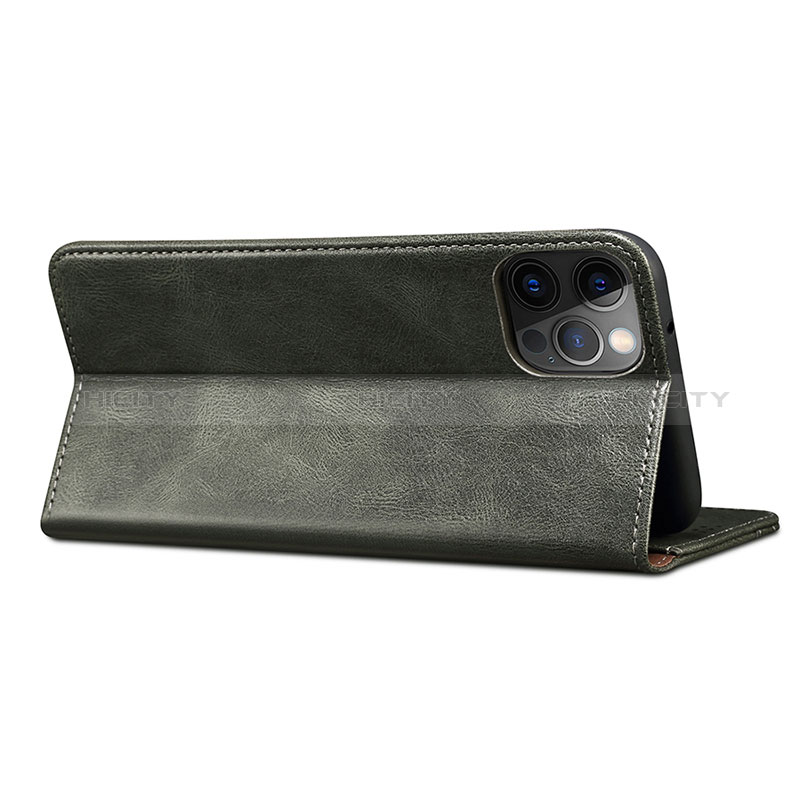 Funda de Cuero Cartera con Soporte Carcasa L24 para Apple iPhone 14 Pro