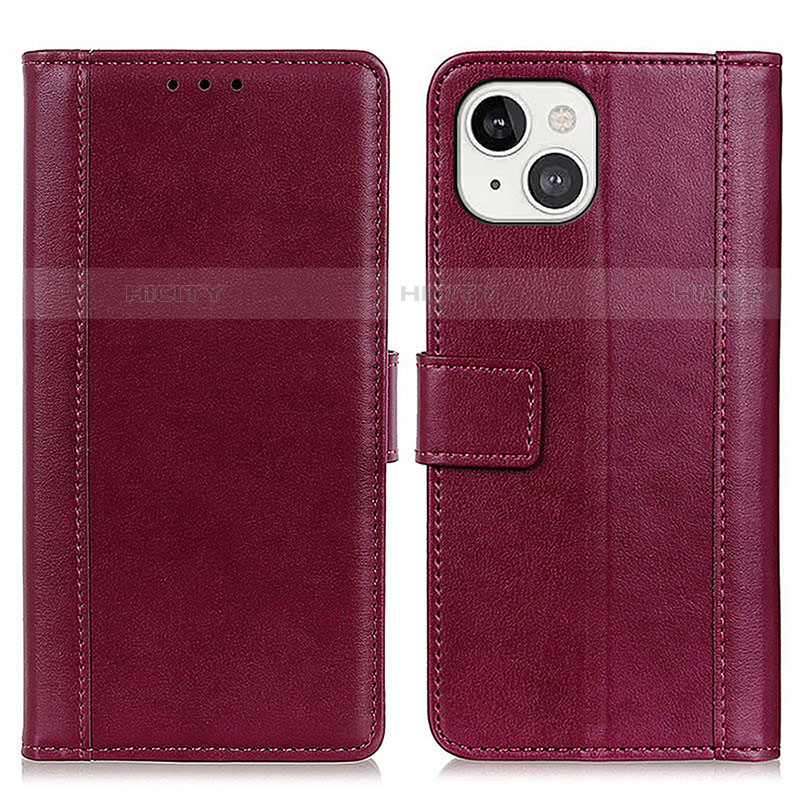 Funda de Cuero Cartera con Soporte Carcasa L28 para Apple iPhone 13 Mini