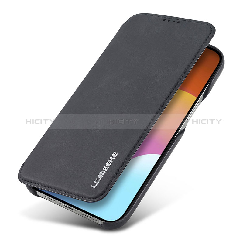 Funda de Cuero Cartera con Soporte Carcasa LC1 para Apple iPhone 13