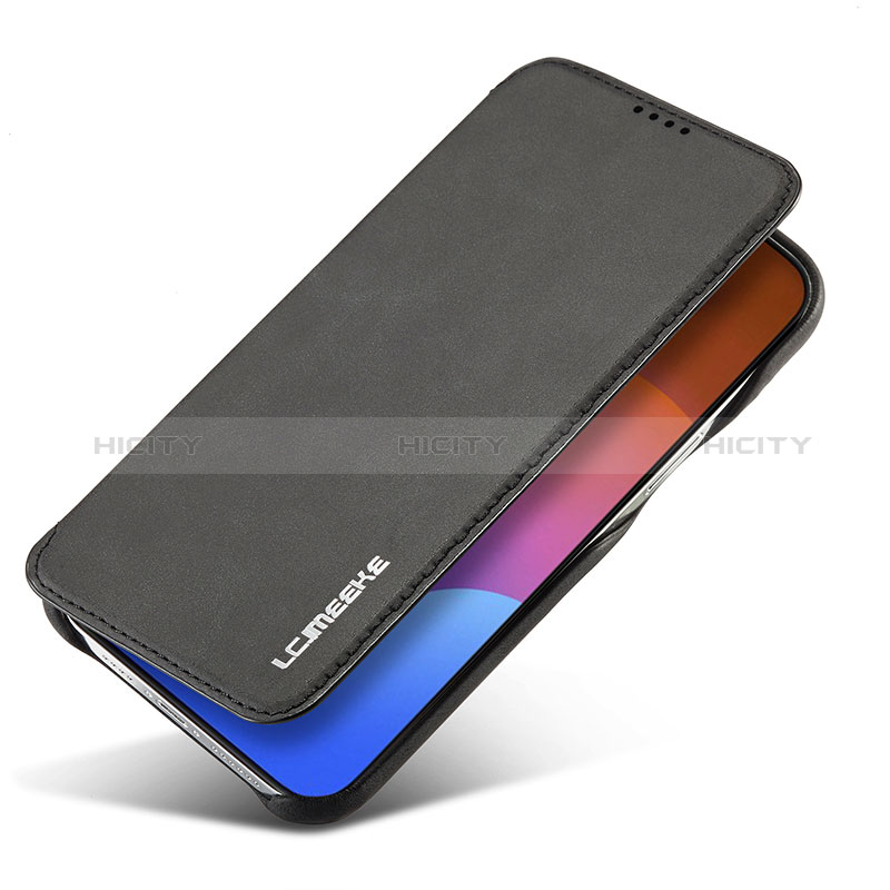 Funda de Cuero Cartera con Soporte Carcasa LC1 para Apple iPhone 13 Pro Max