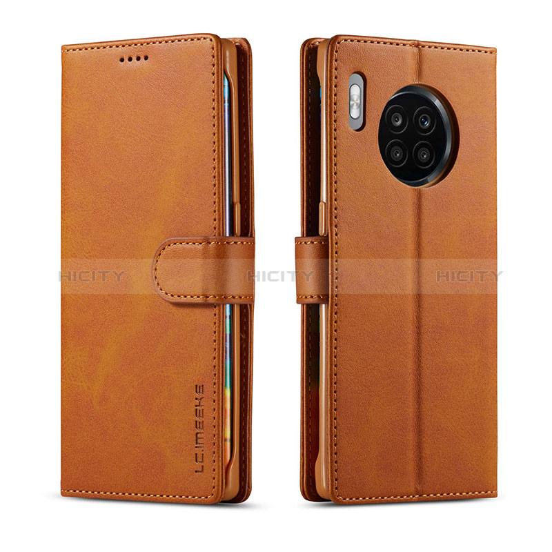 Funda de Cuero Cartera con Soporte Carcasa LC1 para Huawei Honor 50 Lite