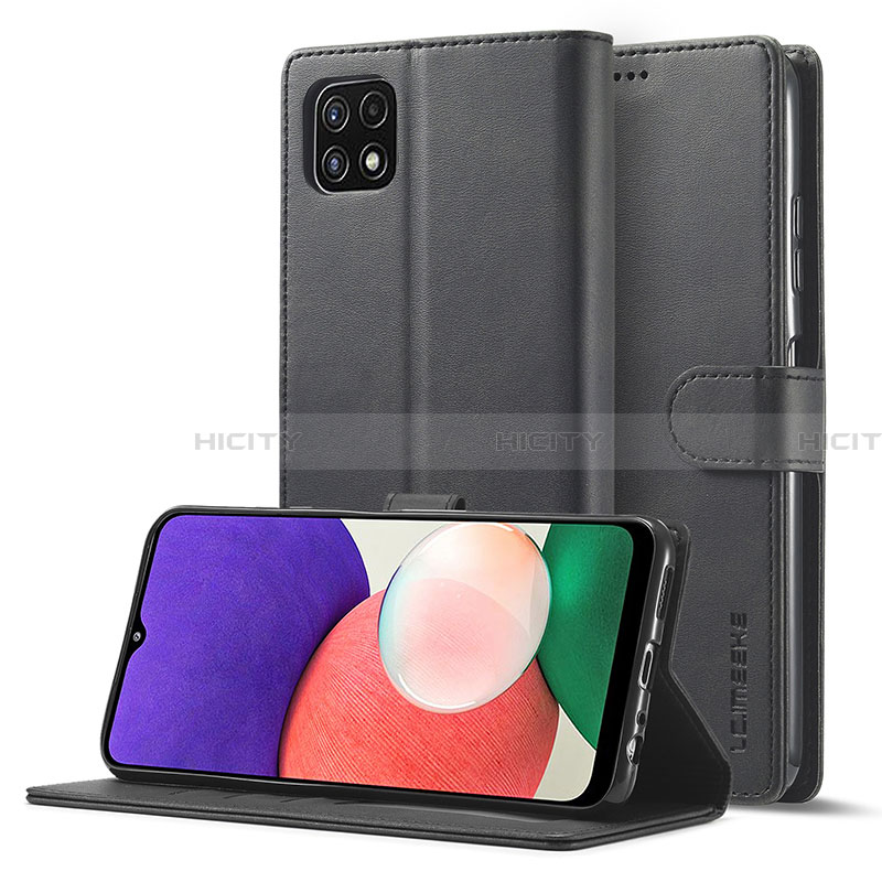 Funda de Cuero Cartera con Soporte Carcasa LC1 para Samsung Galaxy A22 5G