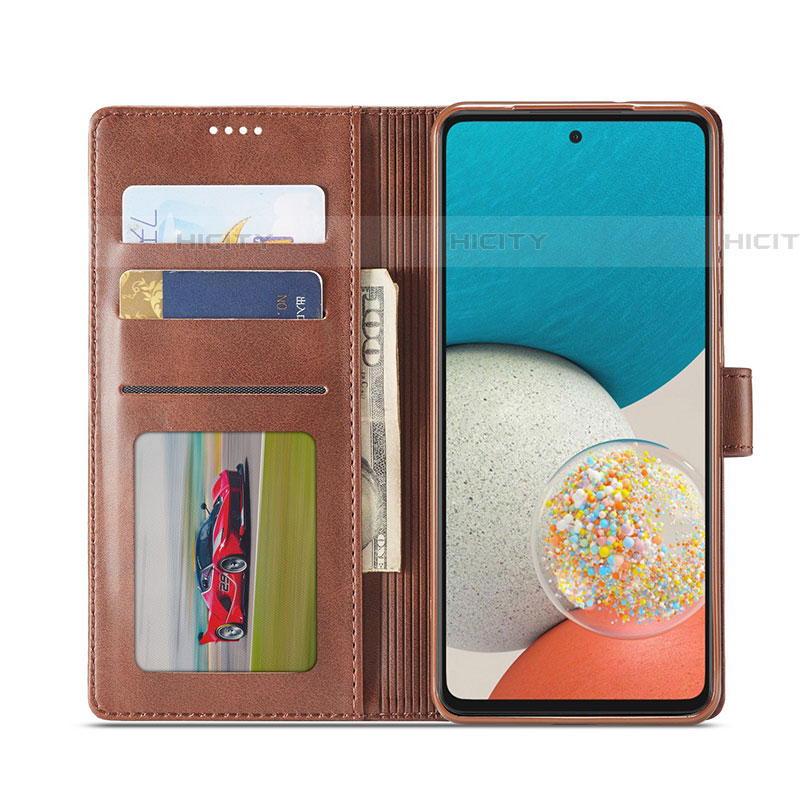 Funda de Cuero Cartera con Soporte Carcasa LC1 para Samsung Galaxy A53 5G