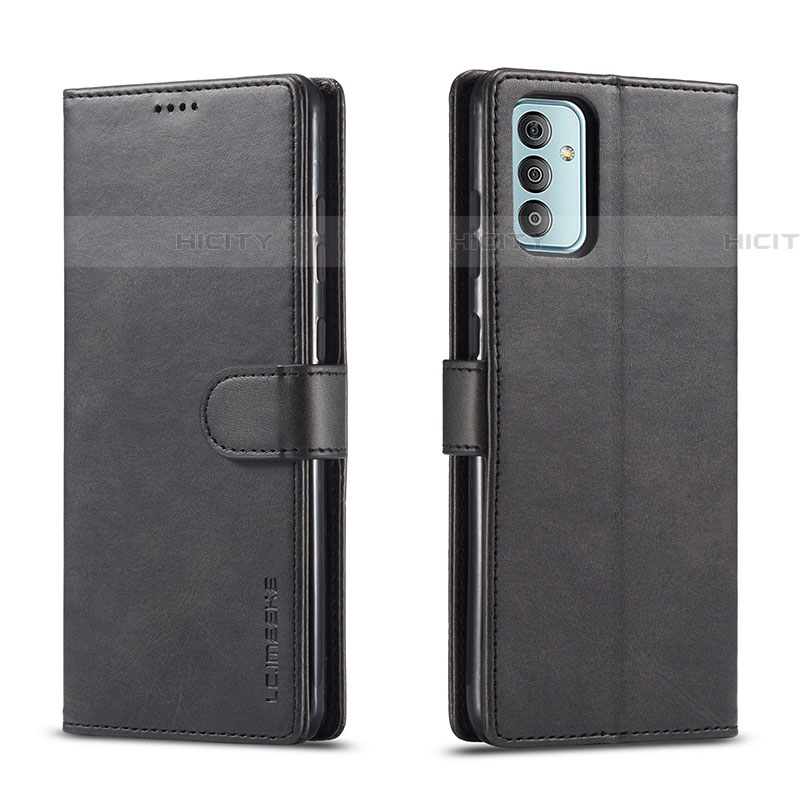 Funda de Cuero Cartera con Soporte Carcasa LC1 para Samsung Galaxy F23 5G Negro