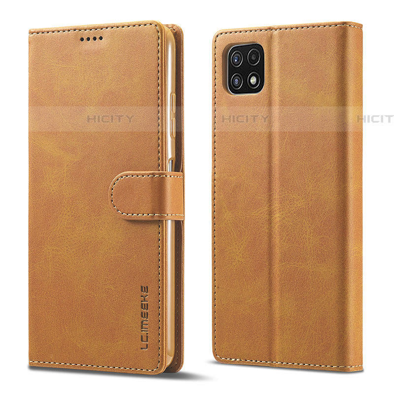 Funda de Cuero Cartera con Soporte Carcasa LC1 para Samsung Galaxy F42 5G