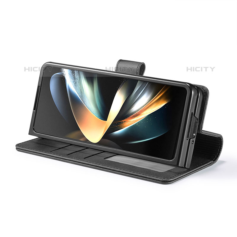 Funda de Cuero Cartera con Soporte Carcasa LC1 para Samsung Galaxy Z Fold5 5G