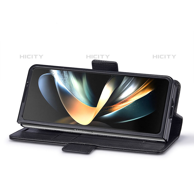 Funda de Cuero Cartera con Soporte Carcasa LC2 para Samsung Galaxy Z Fold5 5G