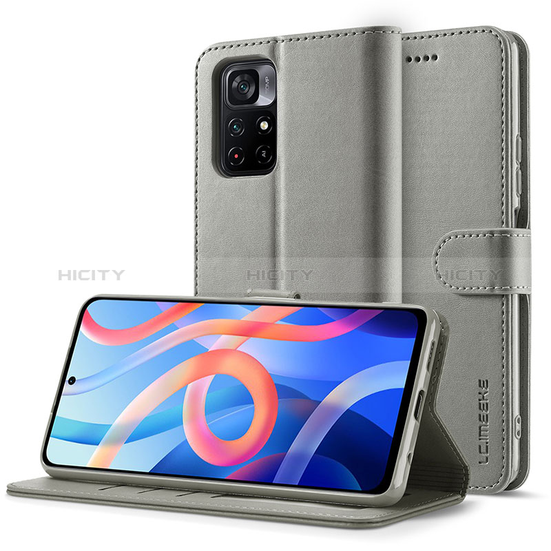 Funda de Cuero Cartera con Soporte Carcasa LC2 para Xiaomi Poco M4 Pro 5G