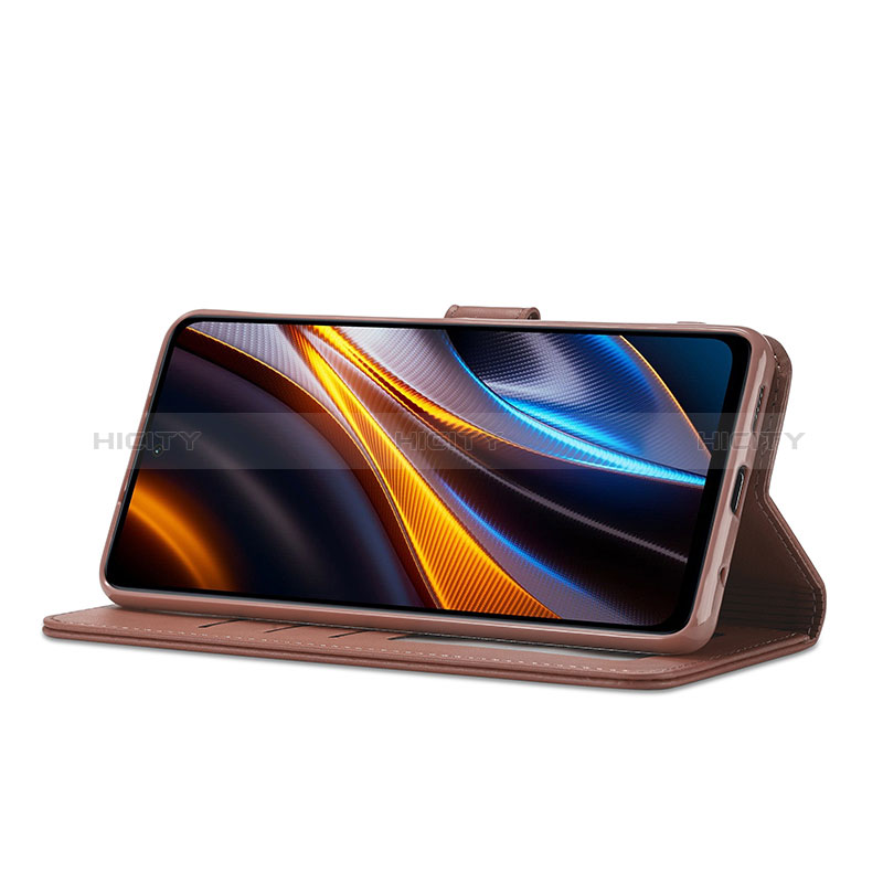 Funda de Cuero Cartera con Soporte Carcasa LC2 para Xiaomi Poco X4 GT 5G