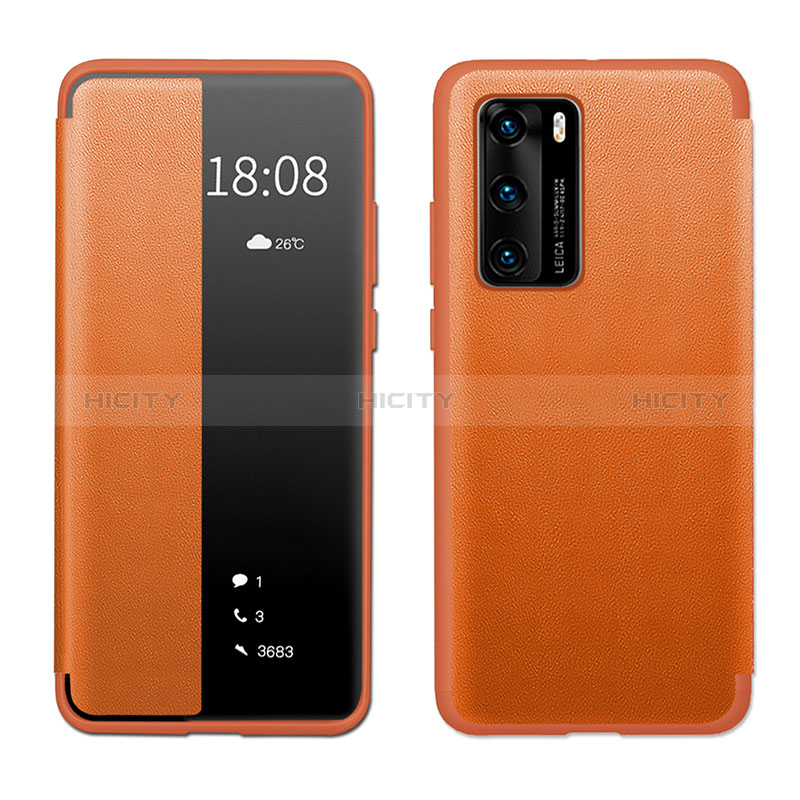 Funda de Cuero Cartera con Soporte Carcasa LF1 para Huawei P40