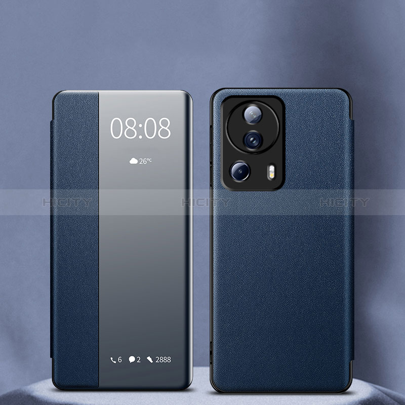 Funda de Cuero Cartera con Soporte Carcasa LF1 para Xiaomi Mi 12 Lite NE 5G Azul