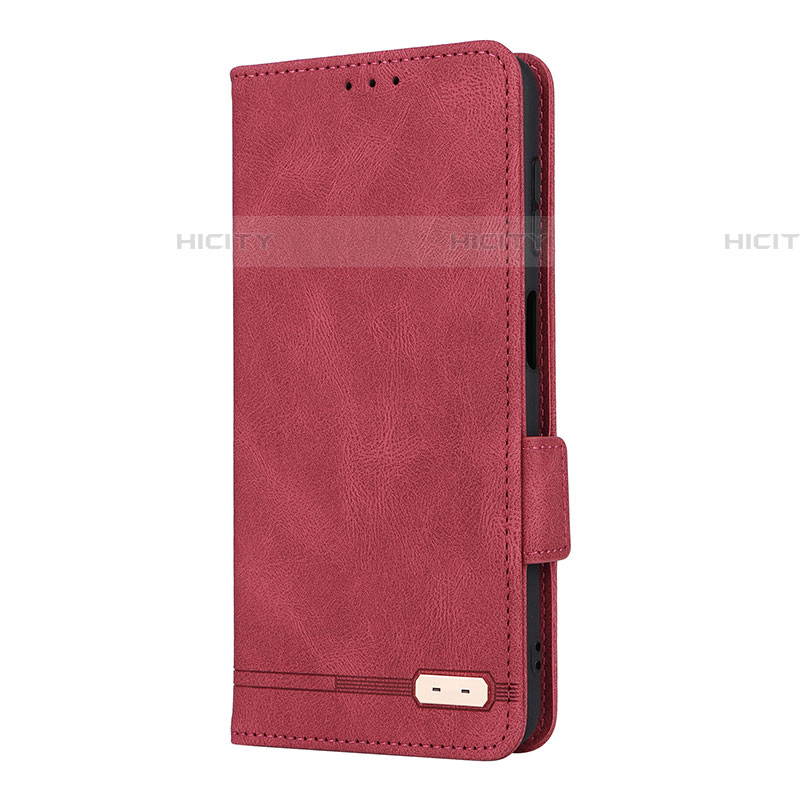 Funda de Cuero Cartera con Soporte Carcasa LZ2 para Samsung Galaxy A04s Rojo