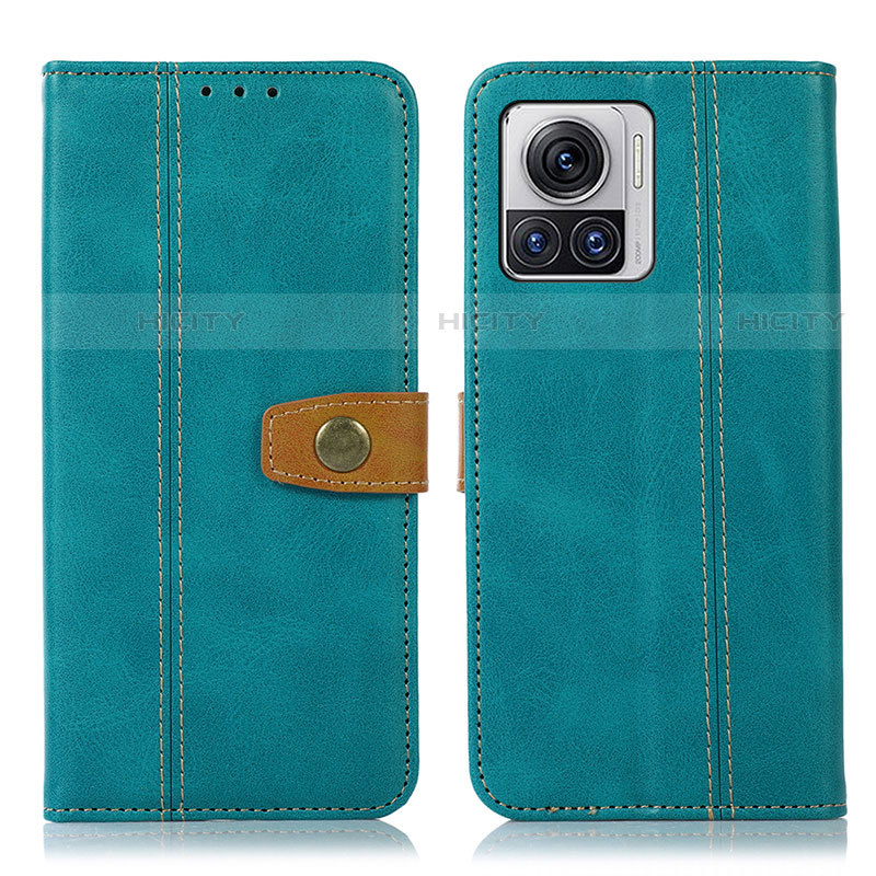 Funda de Cuero Cartera con Soporte Carcasa M01L para Motorola Moto Edge 30 Ultra 5G Verde