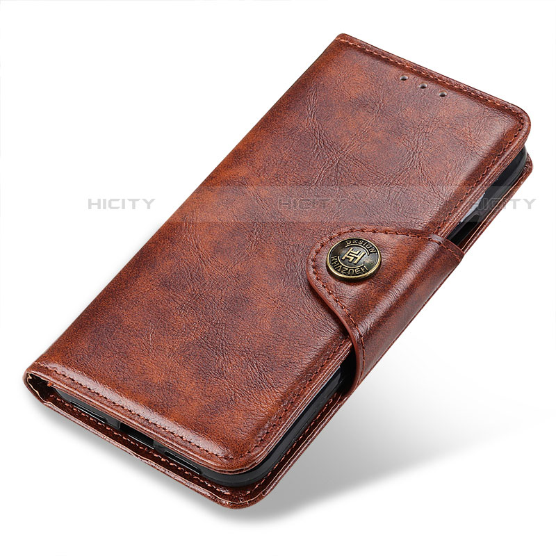 Funda de Cuero Cartera con Soporte Carcasa M01L para Motorola Moto Edge Plus (2022) 5G Marron