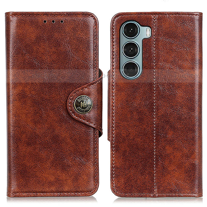 Funda de Cuero Cartera con Soporte Carcasa M01L para Motorola Moto Edge S30 5G Marron