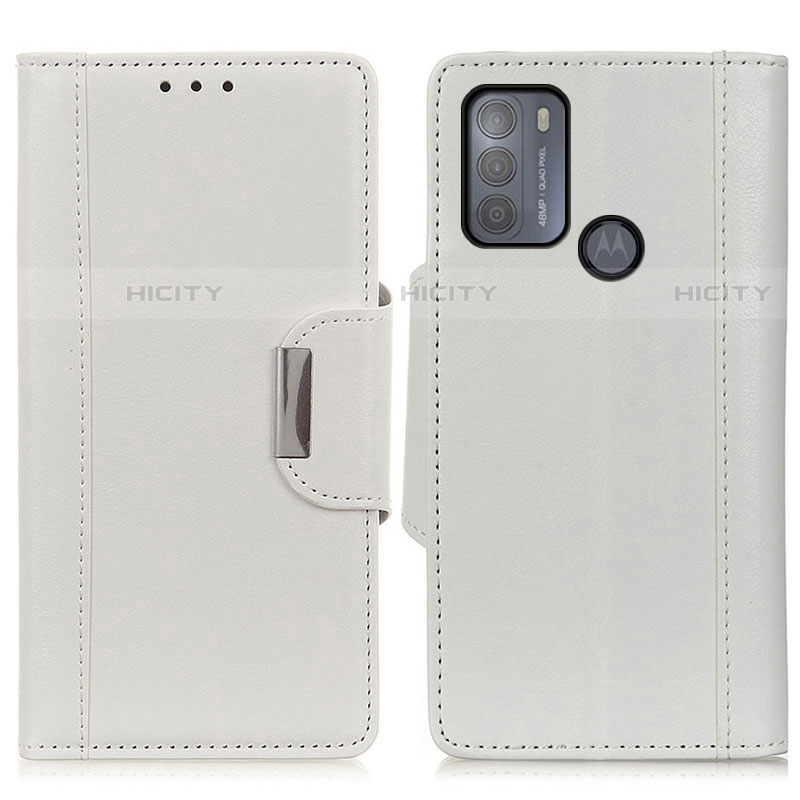 Funda de Cuero Cartera con Soporte Carcasa M01L para Motorola Moto G50 Blanco