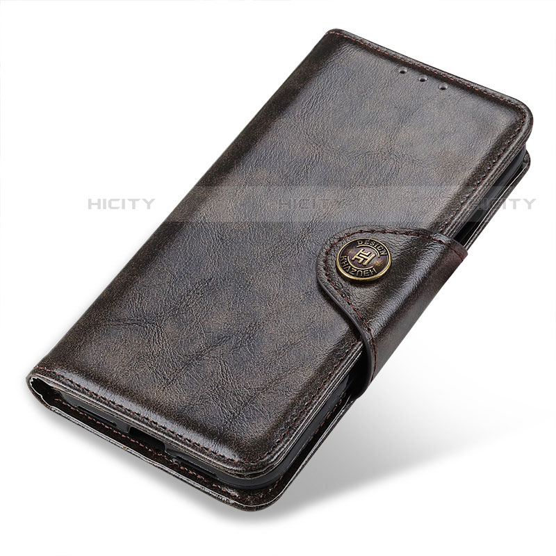 Funda de Cuero Cartera con Soporte Carcasa M01L para Motorola Moto G71 5G Bronze