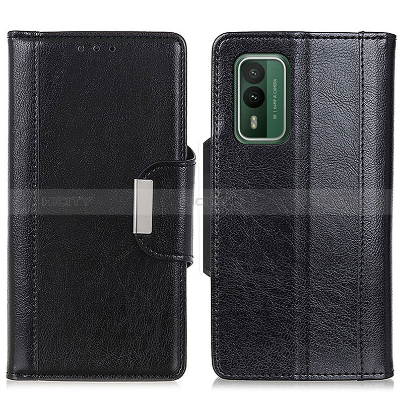 Funda de Cuero Cartera con Soporte Carcasa M01L para Nokia XR21 Negro