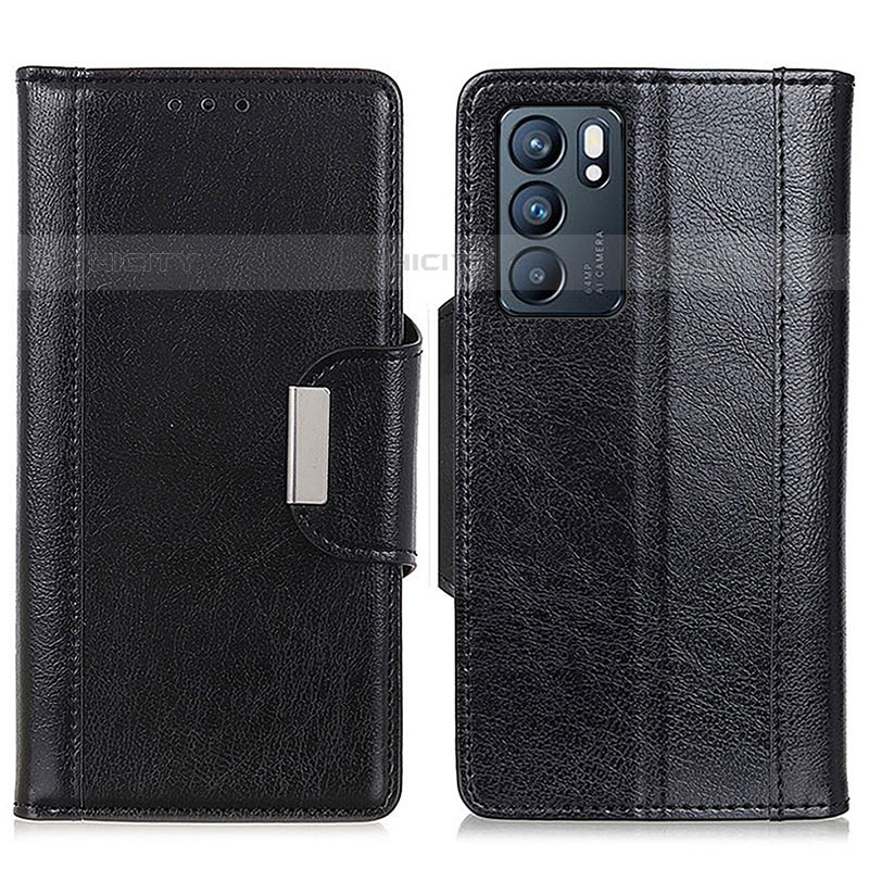 Funda de Cuero Cartera con Soporte Carcasa M01L para Oppo Reno6 5G