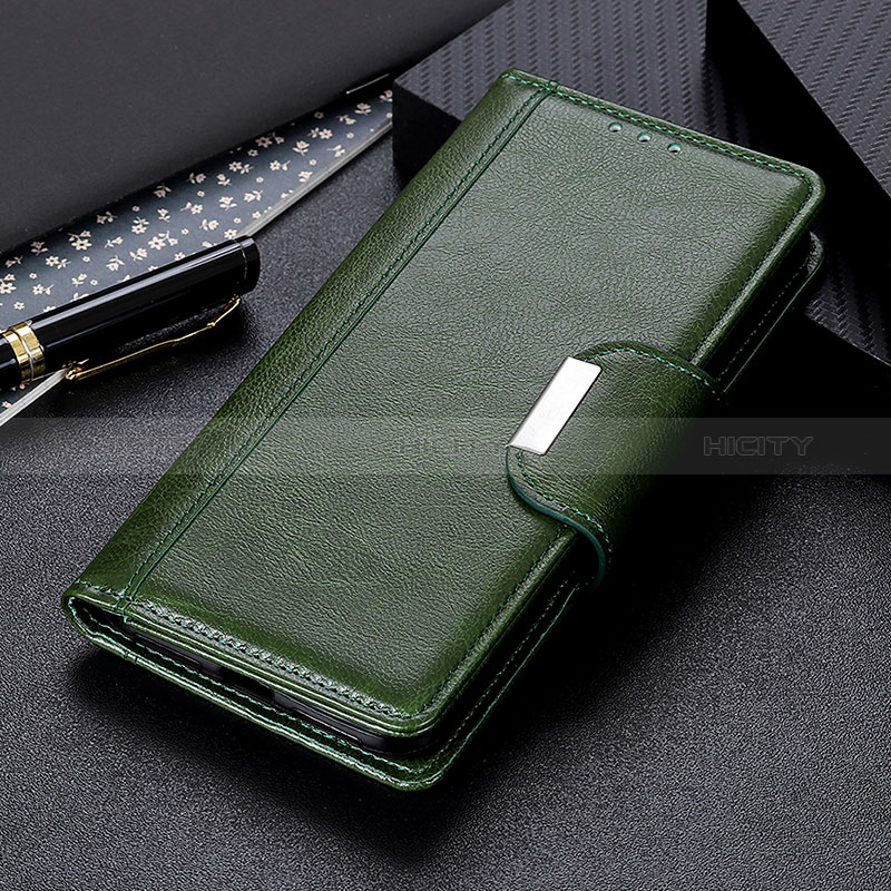 Funda de Cuero Cartera con Soporte Carcasa M01L para Realme GT Neo 2T 5G Verde