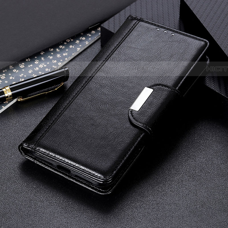 Funda de Cuero Cartera con Soporte Carcasa M01L para Samsung Galaxy A52 4G Negro