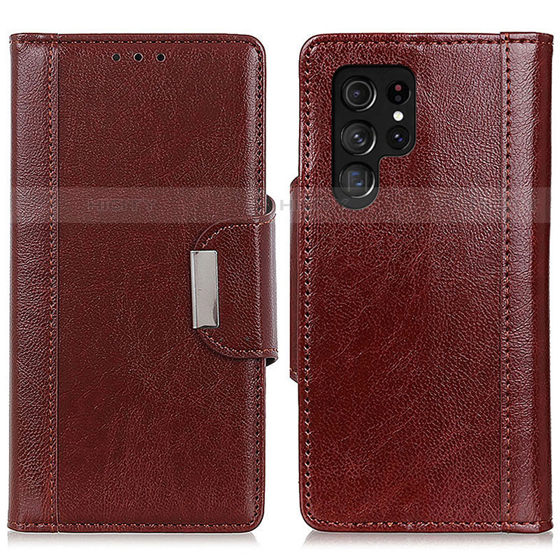 Funda de Cuero Cartera con Soporte Carcasa M01L para Samsung Galaxy S22 Ultra 5G