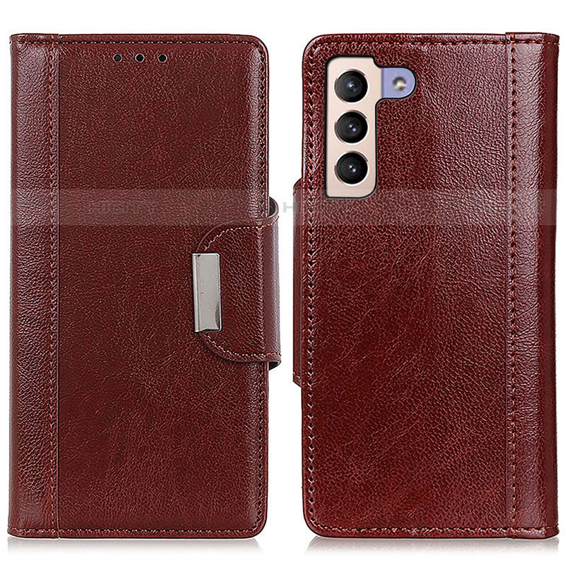 Funda de Cuero Cartera con Soporte Carcasa M01L para Samsung Galaxy S23 Plus 5G Marron