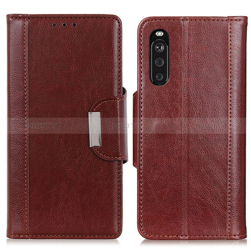 Funda de Cuero Cartera con Soporte Carcasa M01L para Sony Xperia 10 III