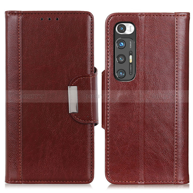 Funda de Cuero Cartera con Soporte Carcasa M01L para Xiaomi Mi 10S 5G Marron