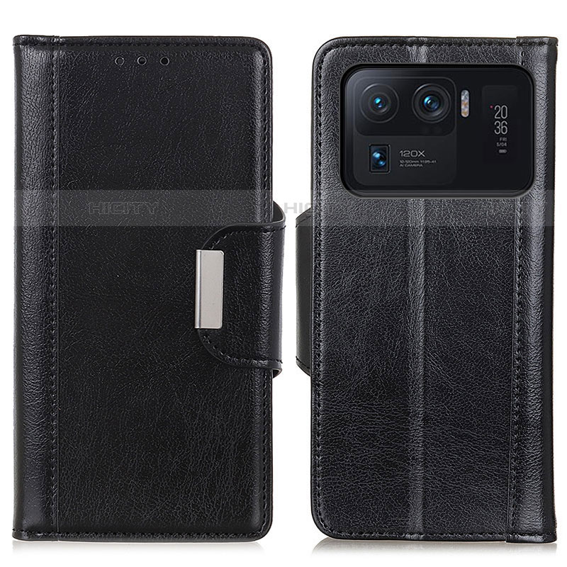 Funda de Cuero Cartera con Soporte Carcasa M01L para Xiaomi Mi 11 Ultra 5G Negro