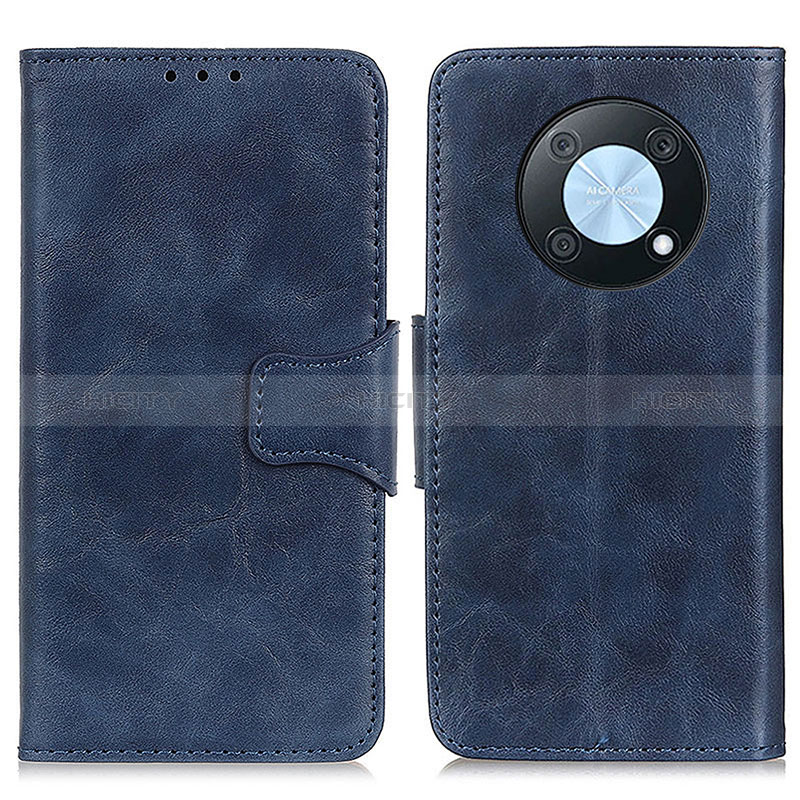 Funda de Cuero Cartera con Soporte Carcasa M02L para Huawei Enjoy 50 Pro Azul