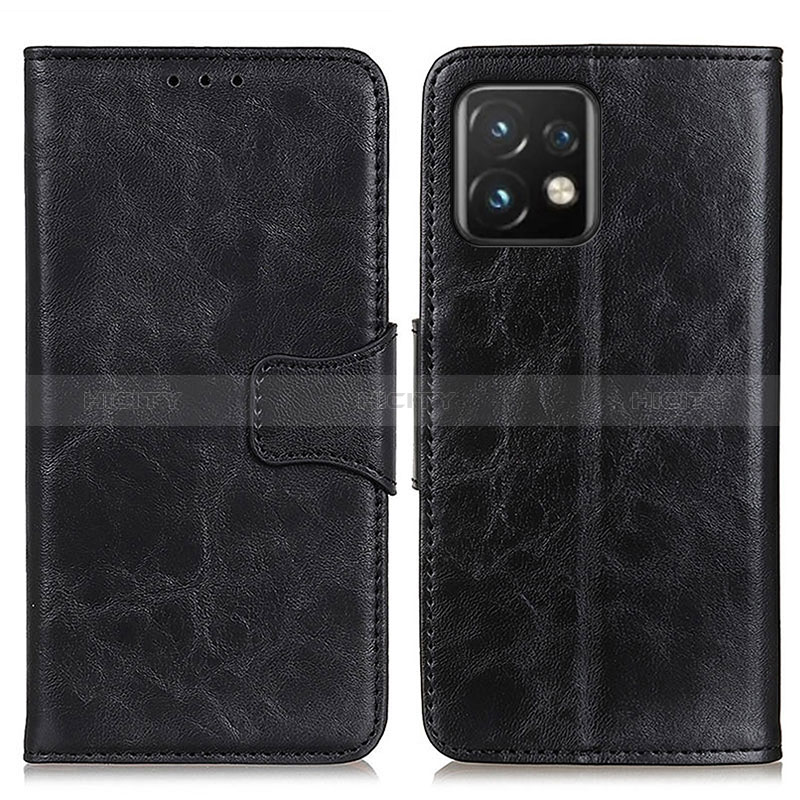 Funda de Cuero Cartera con Soporte Carcasa M02L para Motorola Moto Edge Plus (2023) 5G Negro