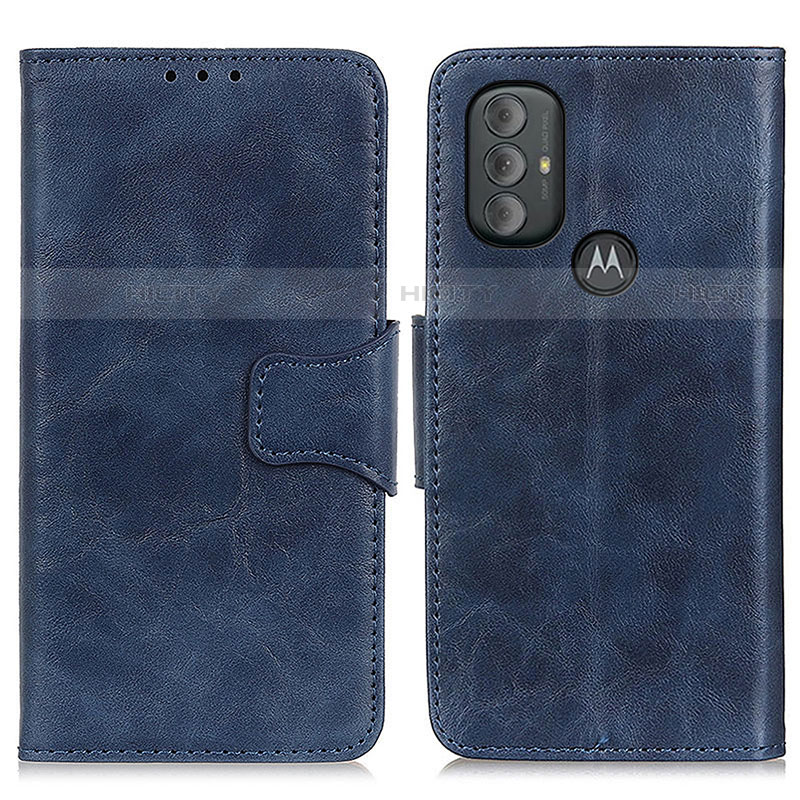 Funda de Cuero Cartera con Soporte Carcasa M02L para Motorola Moto G Play Gen 2 Azul