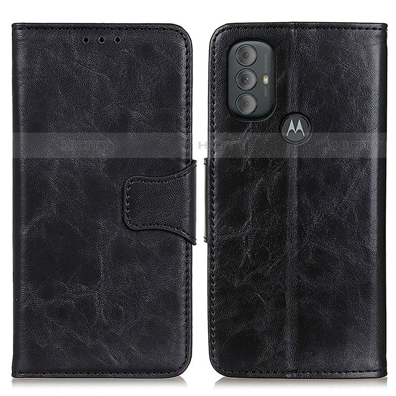 Funda de Cuero Cartera con Soporte Carcasa M02L para Motorola Moto G Play Gen 2 Negro