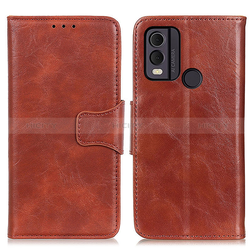 Funda de Cuero Cartera con Soporte Carcasa M02L para Nokia C22 Marron