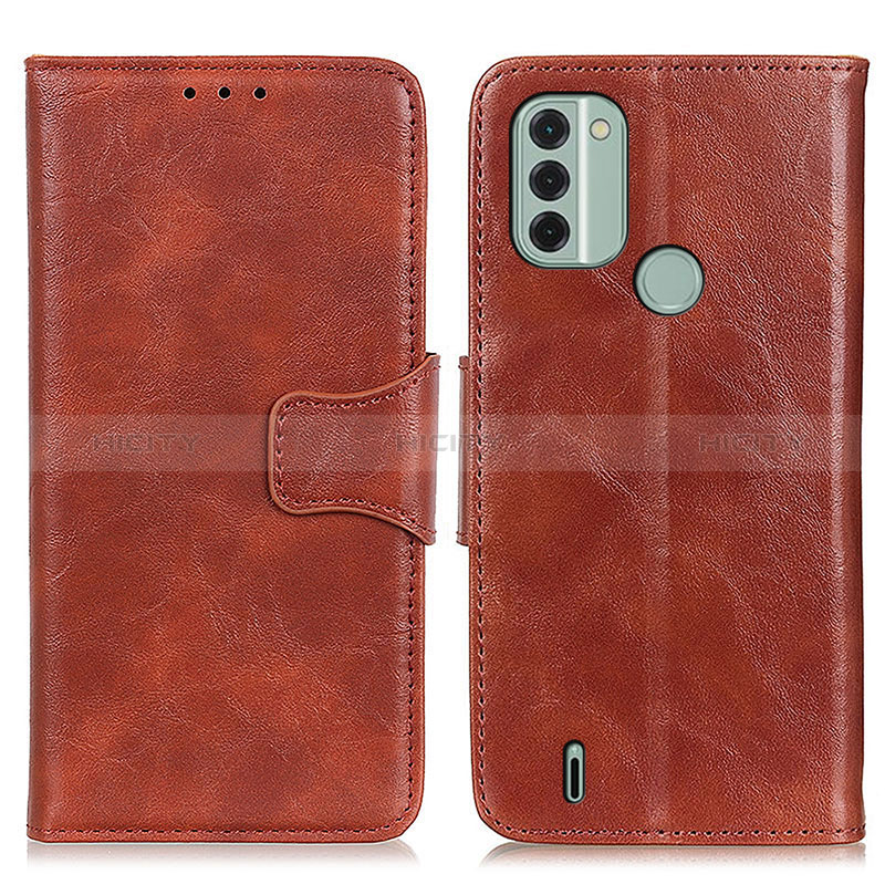 Funda de Cuero Cartera con Soporte Carcasa M02L para Nokia C31 Marron