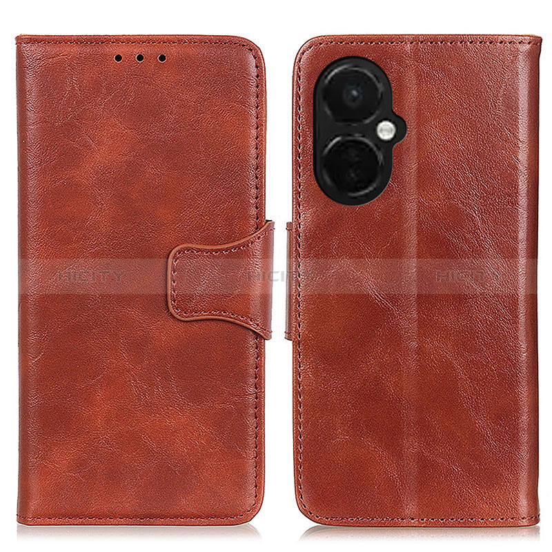 Funda de Cuero Cartera con Soporte Carcasa M02L para OnePlus Nord CE 3 5G Marron