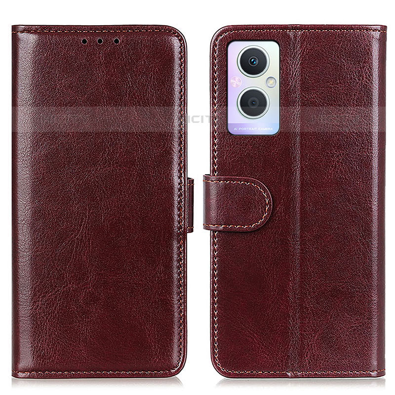 Funda de Cuero Cartera con Soporte Carcasa M02L para OnePlus Nord N20 5G Marron